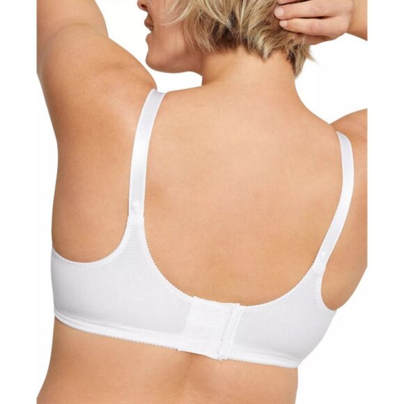 Bali Double Support Cotton Wireless Bra Size 38DD Cool Comfort 3036 Seamless NWT - Picture 9 of 10